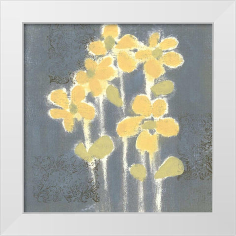 Sunny Breeze II White Modern Wood Framed Art Print by Vision Studio