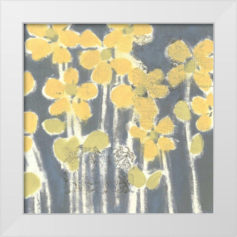Sunny Breeze III White Modern Wood Framed Art Print by Vision Studio