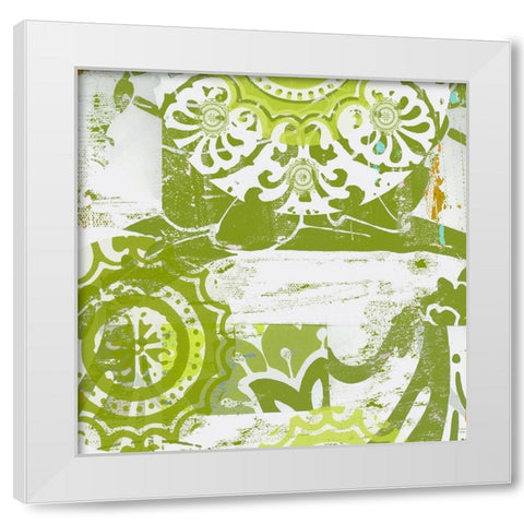 Big Wheel I White Modern Wood Framed Art Print by Mountain, Ricki