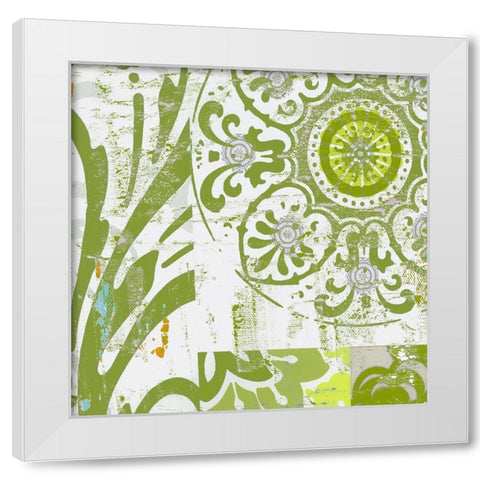 Big Wheel II White Modern Wood Framed Art Print by Mountain, Ricki
