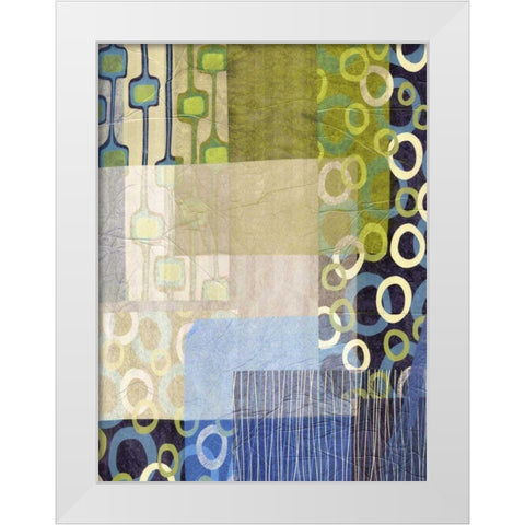Mix and Match I White Modern Wood Framed Art Print by Butler, John