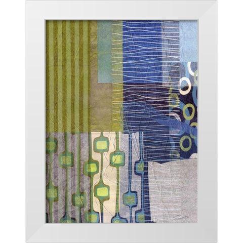 Mix and Match II White Modern Wood Framed Art Print by Butler, John