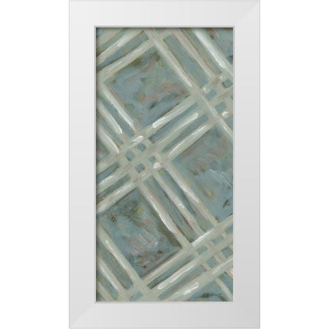 Primary Pattern I White Modern Wood Framed Art Print by Deans, Karen