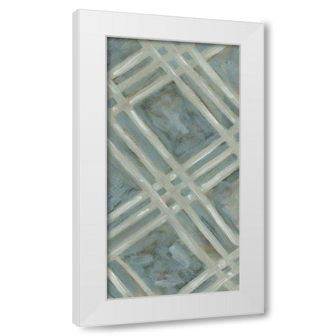 Primary Pattern II White Modern Wood Framed Art Print by Deans, Karen