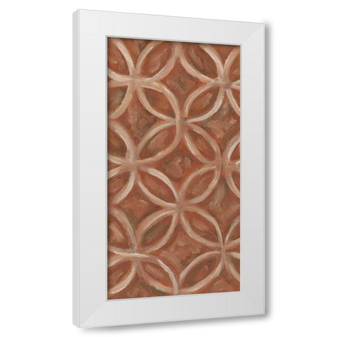 Primary Pattern III White Modern Wood Framed Art Print by Deans, Karen