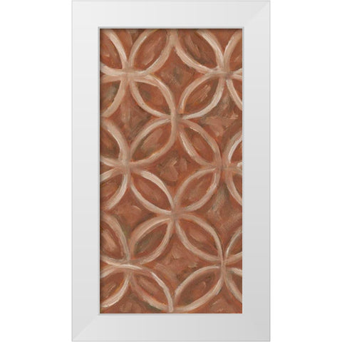 Primary Pattern III White Modern Wood Framed Art Print by Deans, Karen