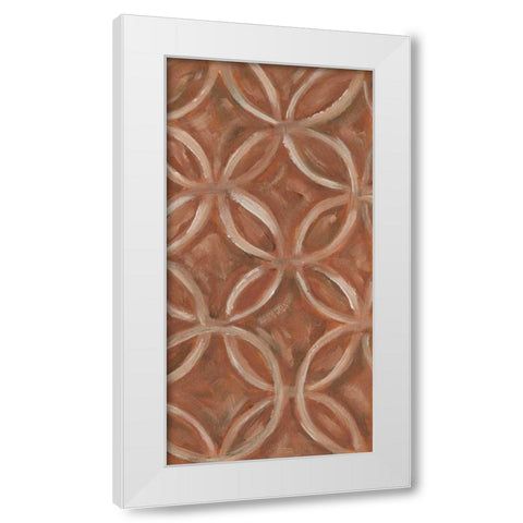 Primary Pattern IV White Modern Wood Framed Art Print by Deans, Karen