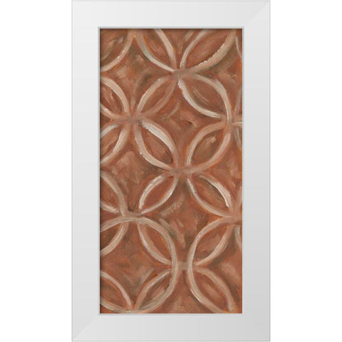 Primary Pattern IV White Modern Wood Framed Art Print by Deans, Karen