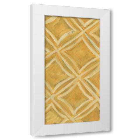 Primary Pattern VI White Modern Wood Framed Art Print by Deans, Karen