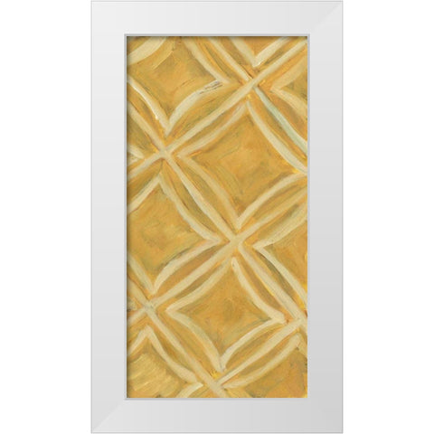 Primary Pattern VI White Modern Wood Framed Art Print by Deans, Karen