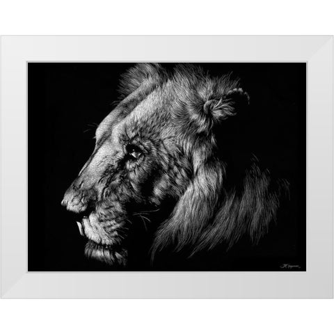 Wildlife Scratchboards I White Modern Wood Framed Art Print by Chapman, Julie T.