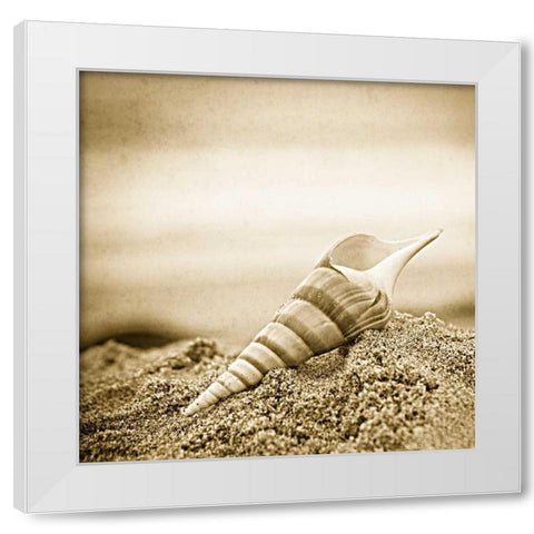 Selfless White Modern Wood Framed Art Print by Hartson-Weddle, Ryan