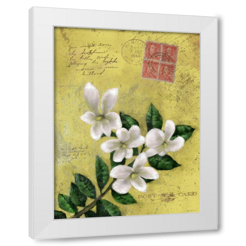 Postage VI White Modern Wood Framed Art Print by Novak, Rick