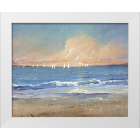 Sailing Breeze I White Modern Wood Framed Art Print by OToole, Tim