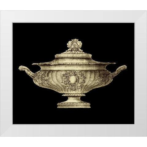 Garden Antiquities II White Modern Wood Framed Art Print by Vision Studio