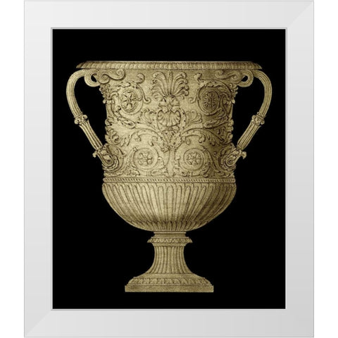 Garden Antiquitites V White Modern Wood Framed Art Print by Vision Studio