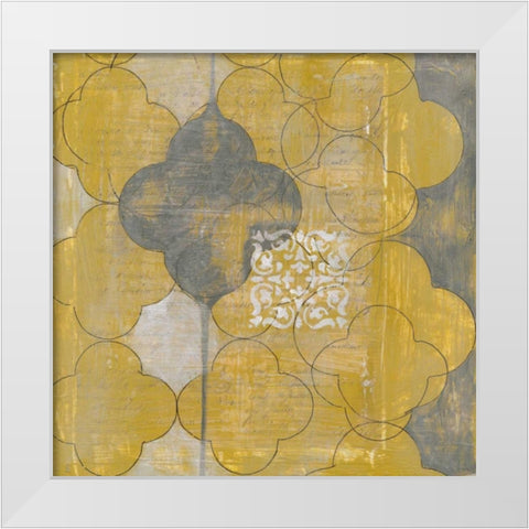 Marrakesh I White Modern Wood Framed Art Print by Goldberger, Jennifer