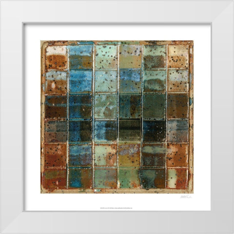 Cone 6 II White Modern Wood Framed Art Print by Archie, K.
