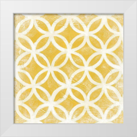 Modern Symmetry VII White Modern Wood Framed Art Print by Zarris, Chariklia