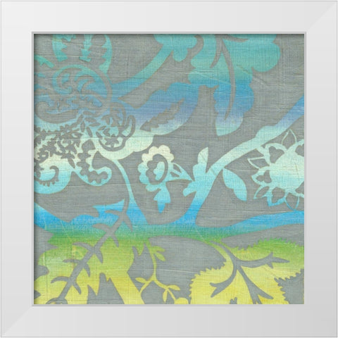 Ombre Garden IV White Modern Wood Framed Art Print by Zarris, Chariklia