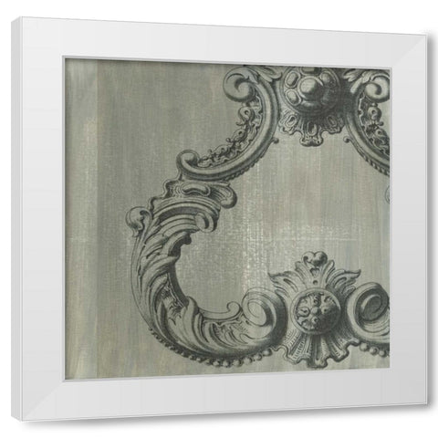 Decorative Elegance VII White Modern Wood Framed Art Print by Harper, Ethan