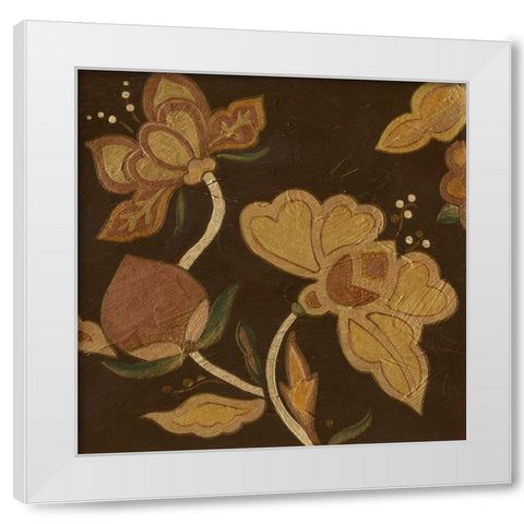 Vintage Kimono I White Modern Wood Framed Art Print by Vess, June Erica