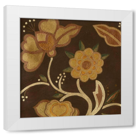 Vintage Kimono II White Modern Wood Framed Art Print by Vess, June Erica