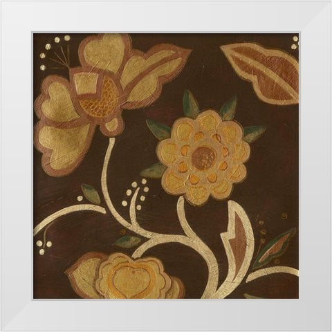 Vintage Kimono II White Modern Wood Framed Art Print by Vess, June Erica