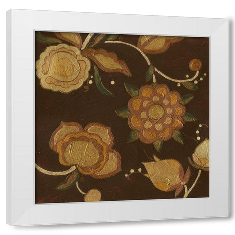 Vintage Kimono III White Modern Wood Framed Art Print by Vess, June Erica