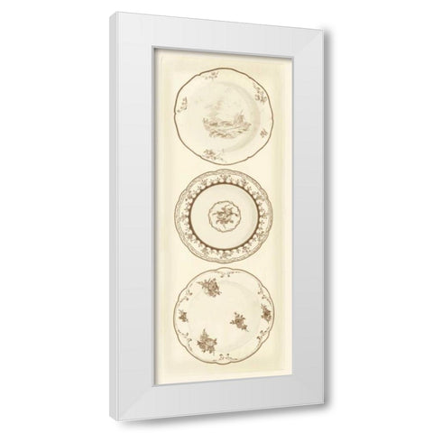 Sevres Porcelain Panel II White Modern Wood Framed Art Print by Garnier