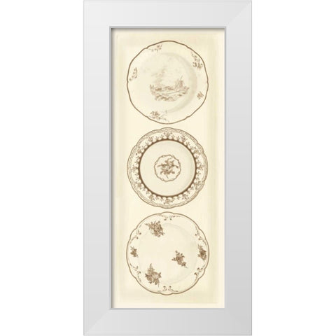 Sevres Porcelain Panel II White Modern Wood Framed Art Print by Garnier