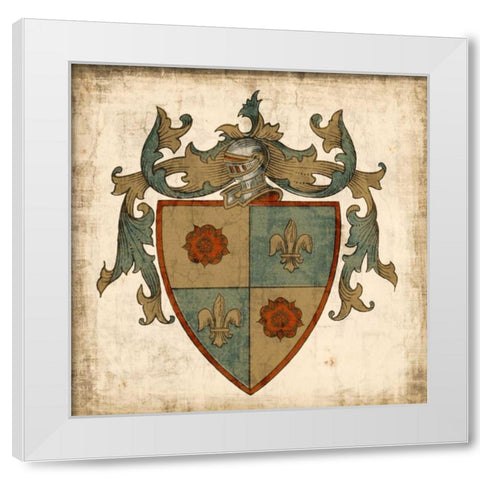 Noble Heritage I White Modern Wood Framed Art Print by Vision Studio