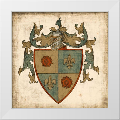 Noble Heritage I White Modern Wood Framed Art Print by Vision Studio