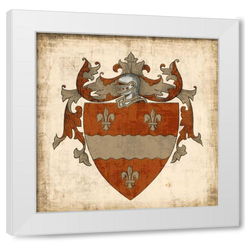 Noble Heritage II White Modern Wood Framed Art Print by Vision Studio
