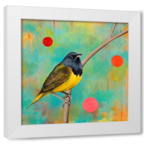 Mysteries of the Universe V White Modern Wood Framed Art Print by Evans, Bridget G.