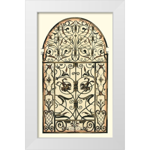 Printed Majestic Gateway I White Modern Wood Framed Art Print by Vision Studio