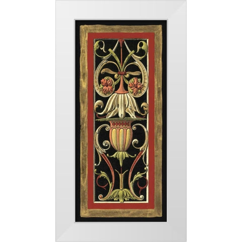 Parisian Panel I White Modern Wood Framed Art Print by Vision Studio
