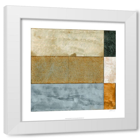 Urban Grid III White Modern Wood Framed Art Print by Archie, K.