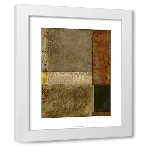 Gilded Age I White Modern Wood Framed Art Print by Meagher, Megan