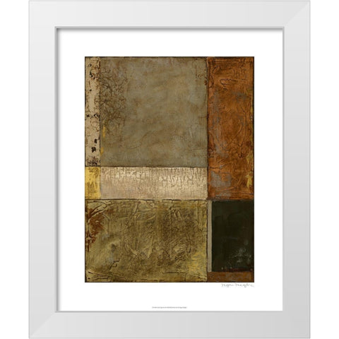 Gilded Age I White Modern Wood Framed Art Print by Meagher, Megan