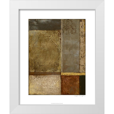 Gilded Age II White Modern Wood Framed Art Print by Meagher, Megan