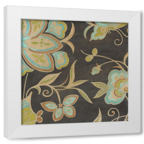 Heirloom Floral II White Modern Wood Framed Art Print by Vess, June Erica