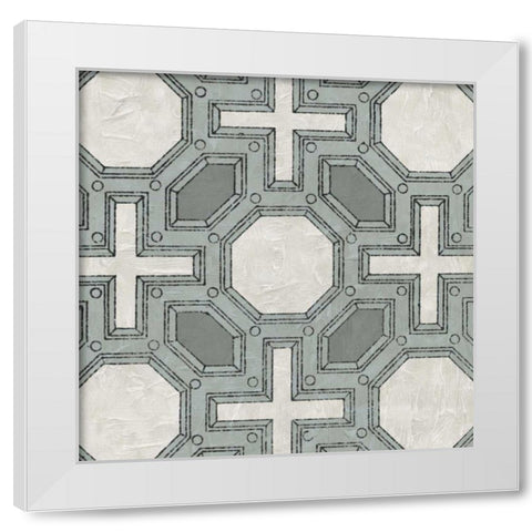 Caisson I White Modern Wood Framed Art Print by Vision Studio