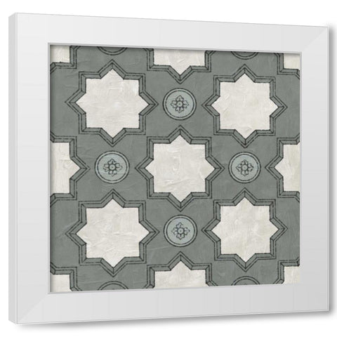 Caisson IV White Modern Wood Framed Art Print by Vision Studio