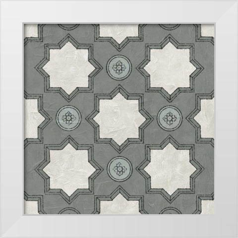 Caisson IV White Modern Wood Framed Art Print by Vision Studio