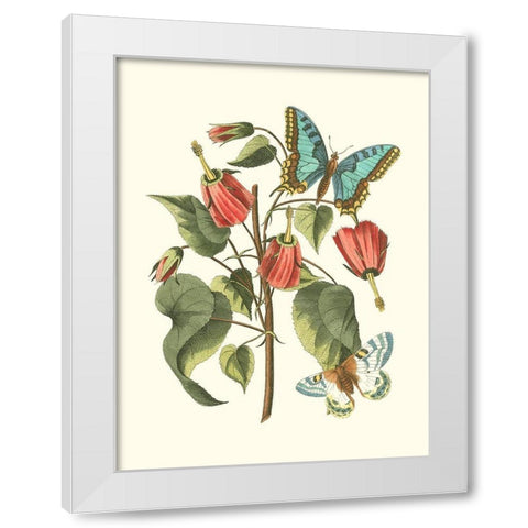 Midsummer Floral I White Modern Wood Framed Art Print by Vision Studio