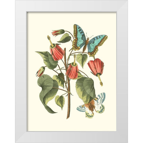 Midsummer Floral I White Modern Wood Framed Art Print by Vision Studio