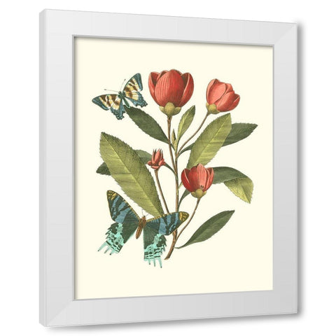 Midsummer Floral II White Modern Wood Framed Art Print by Vision Studio