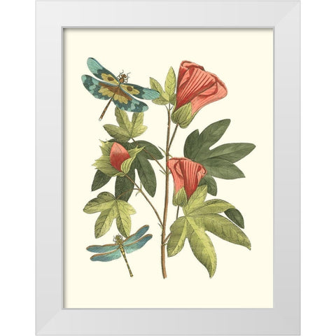 Midsummer Floral III White Modern Wood Framed Art Print by Vision Studio