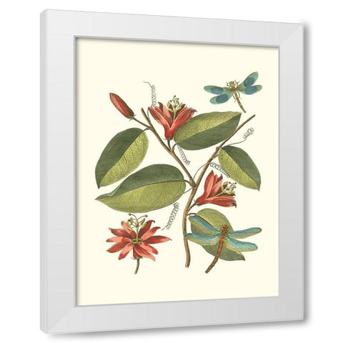 Midsummer Floral IV White Modern Wood Framed Art Print by Vision Studio